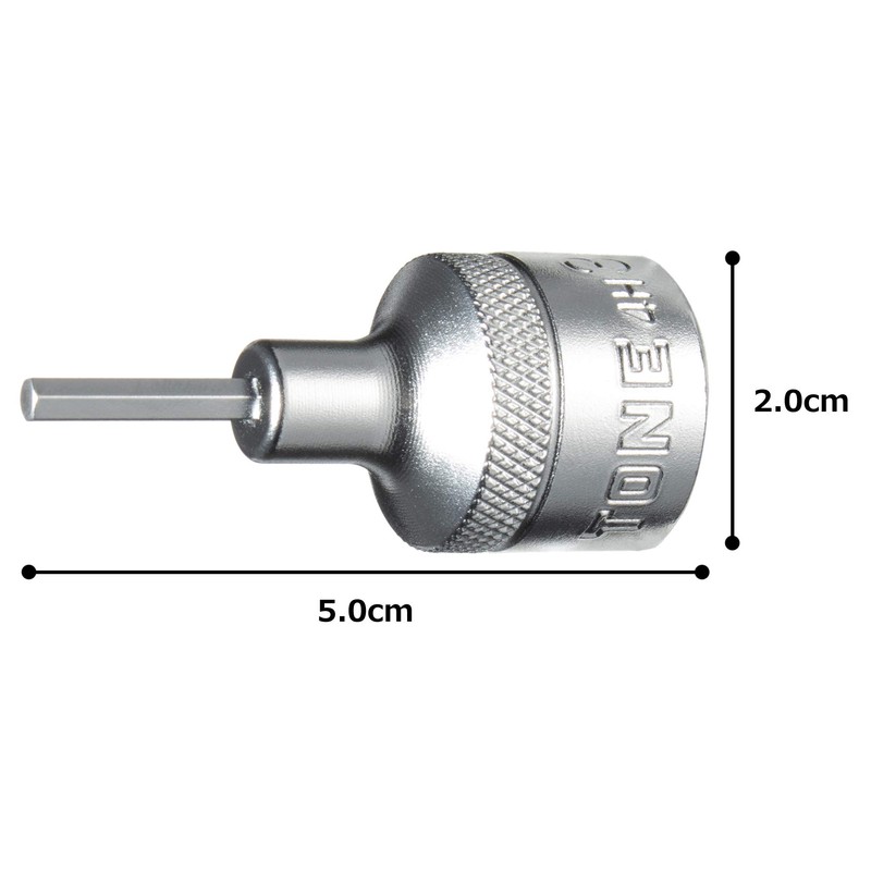 Tone Hexagon Socket HP4H-03 Drive Angle 1/2 inch (12.7 mm)