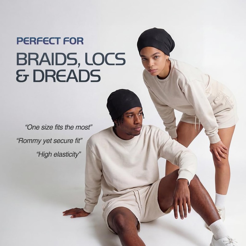 Beauty Town Dreadlock Cap for Men & Women - Extra