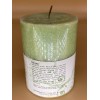 Abba Oil HYSSOP CANDLE PILLAR 4"