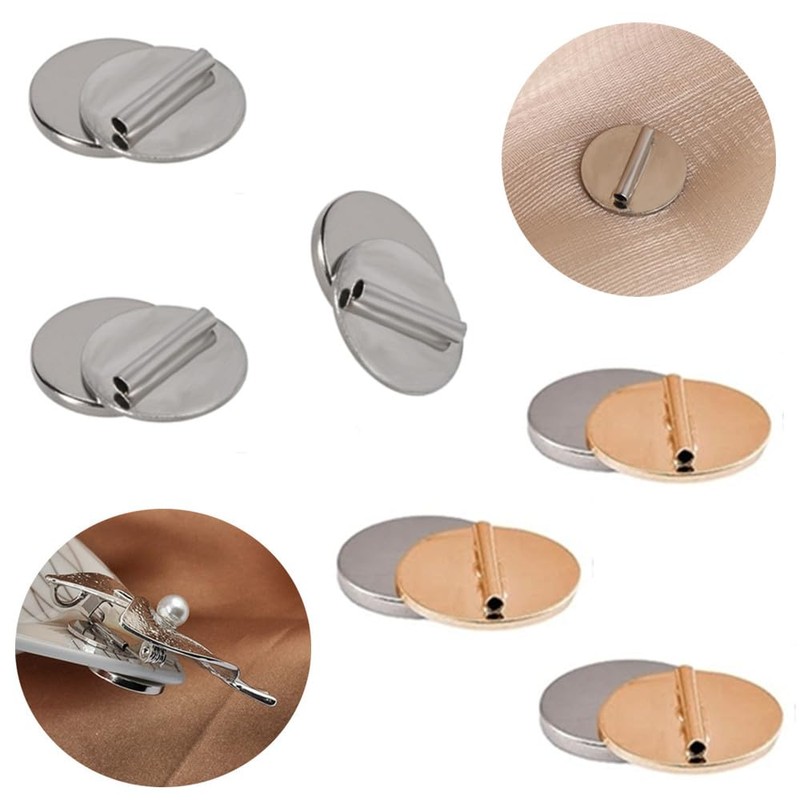 CuiCanfla 6 Pcs Mini Pin Brooch Converter, Magnet pin, Converter