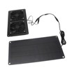 10W Solar Panel Powered Fan Efficient Fast Cooling Solar Powered