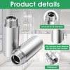 cobee Shower Head Extension Arm 2 Pieces Stainless Steel 50