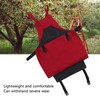 Gardening Apron Dark Red 210D PVC Waterproof Fabric Regulable Straps