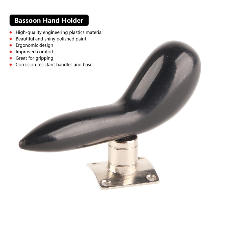 Bassoon Hand Holder Polished Ergonomic Instrument Accessory with Corrosion‑Resistant Base