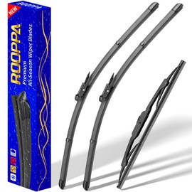 3 wipers Replacement for 2013-2016 GMC Acadia, Windshield Wiper Blades Original Equipment Replacement - 24"/21"/11" (Set of 3) Pinch Tap