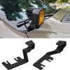 Ditch Light Brackets Hood Hinge Mount Compatible with Ford Ranger