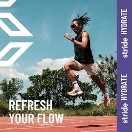 STRIDE Hydrate Electrolitos en Polvo Sabor Mora Azul  36 Porciones  500 mg Sodio por Porcin  Sin Azcar ni Caloras  Hidratacin para Entrenamiento      