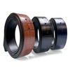 Reversible Belt Strap Without Buckle Replacement Genuine Leather Dress Belt