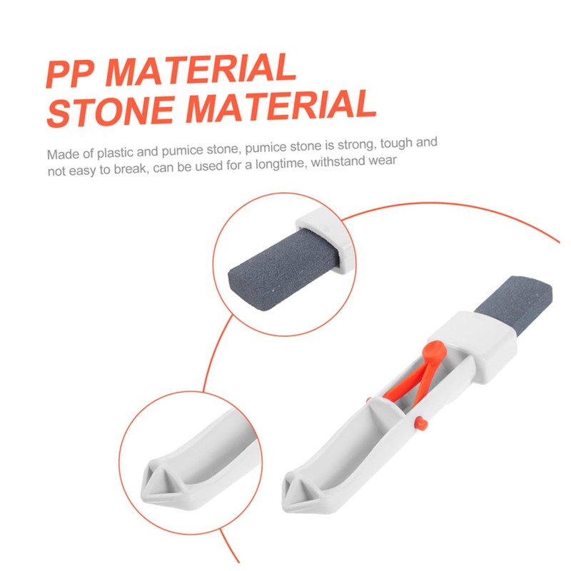 SUPVOX 2pcs Handle Pumice Stone for Pool Cleaning Sturdy Pumice