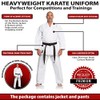 Ronin Brand 12oz. Traditional Heavyweight Karate Uniform (White, 5)