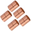 VXCICC 5 Pcs 5/8 Inch Copper Pipe Coupling Fittings with