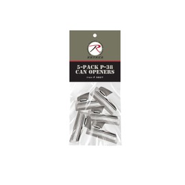 Rothco GI Type P-38 Can Opener 5-Pack - For Camping, Hiking, and Emergency Use