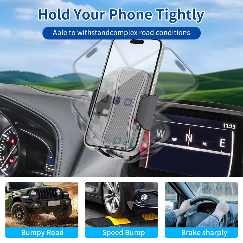 YIXKTUKEKE Car Phone Holder for 2014-2016 Mazda 3/2016-2021 CX-3（7 inch