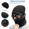 Bluelander Gorros de Invierno con Bufanda para Hombre y Mujer,