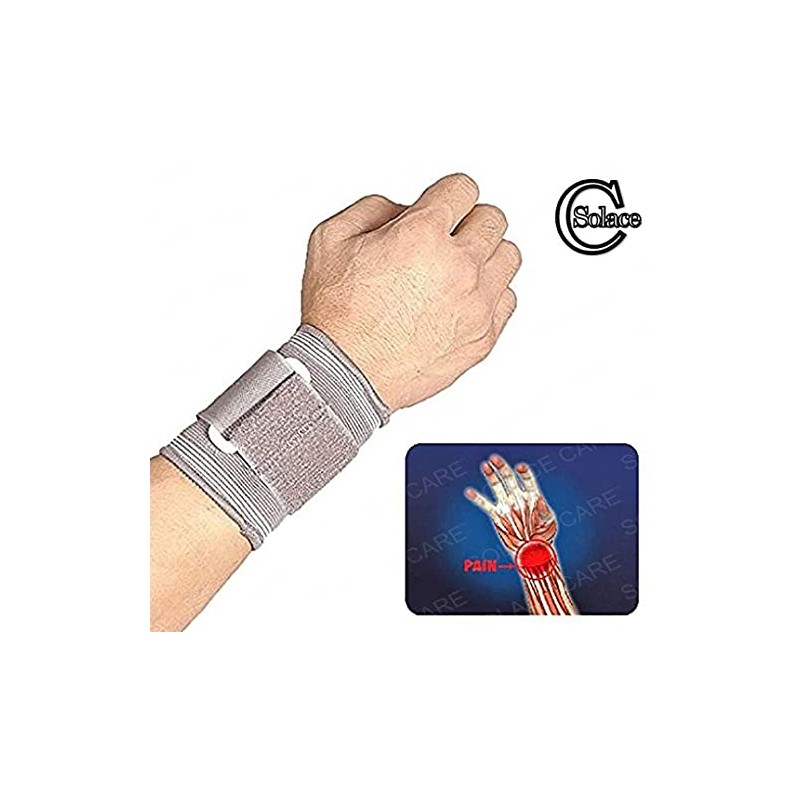Elastic Wrist & Palm Supports with Strap - Support for