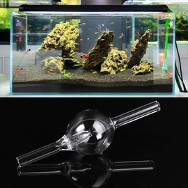 PurYupearl 1Pc Transparent CO2 Diffuser Clear Glass Bubble Counter for Aquarium Planted Tanks Easy to Use ，Aquarium Pumps and Filters