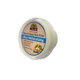 Okay 100% Natural Shea & Papaya Body Butter- Deep Moisturizing-Made In USA 1oz