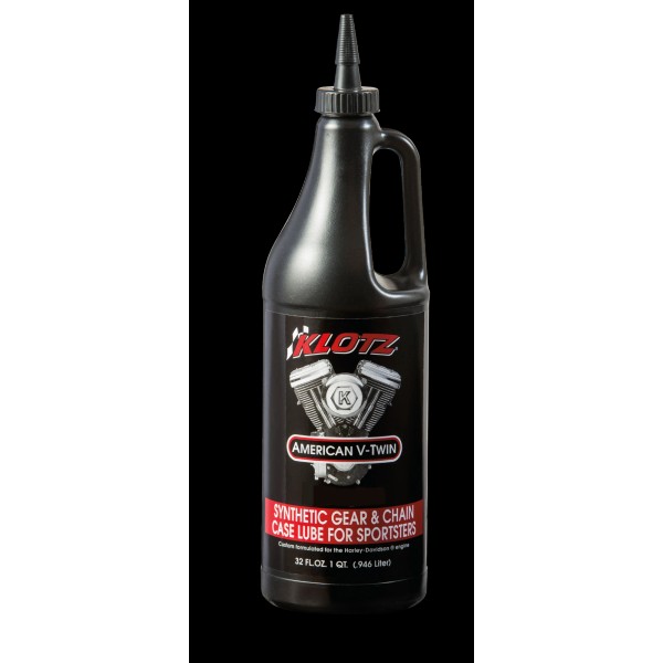 Klotz Sportster Gear and Chain Case Lubricant 80W90 - 1qt.