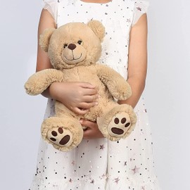 LotFancy 30cm Brown Teddy Bear Stuffed Animal, Cute Plush Teddy Bear Toy, Gift for Kids, Toddlers, Boys and Girls, Easter Decoration