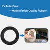 ustintec Upgrade RV Toilet High Profile Foot Pedal Compatible with