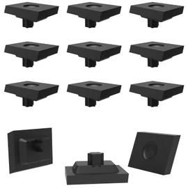 WB02X24790 Grate Rubber Feet for GE Gas Stove Parts, Rubber Grate Bumpers Stove for GE Range GE Oven GE Cooktop Replacement Parts, Suitable for GE Stove Grate Rubber Feet, 12 Packs