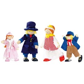 Goki 51788 - Bending Dolls Merchant Family