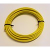 Yellow Vinyl Coated Wire Rope Cable, 3/16" - 1/4", 7x19:
