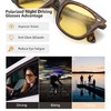 Myiaur Night Driving Anti Glare Glasses Yellow Polarized Lens for