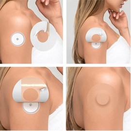 Amecty 30 x Freestyle Libre Plasters, Sports Sensor Sticker, Breathable Libre, Waterproof, Skin-Friendly for Sensor Outdoor Sports Climb