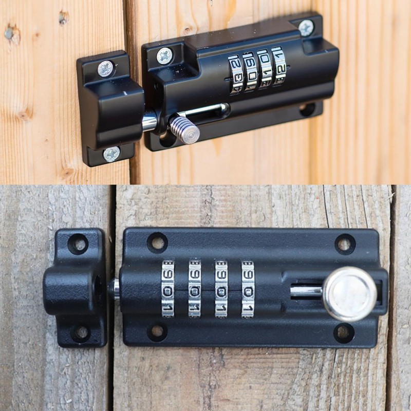 Digit Combination Locking Bolt,Combination Locking Bolt 4 Digit Sliding Lockable