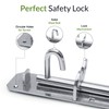 Galvanised Brenton Bolt Sliding Door Lockable Padbolt – 6" (152mm)