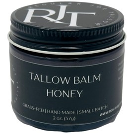 Regular Joe Tallow - Tallow Balm with Organic Honey, Grass-Fed Grass-Finished, Hand Made, Small Batch, 2 oz