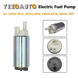 Yezoauto Fuel Pump with Regulator for Kawasaki Vulcan 1500 VN1500R Drifter VN1500L Nomad FI / 1600 VN1600A Classic VN1600D Nomad / VN2000H Classic VN2000G VN2000A 2001-2005 Repalces 49040-0012