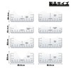 PAVIKE T-shirt Ruler, Collar Ruler, Round Neck Ruler, Set of