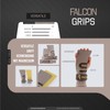 PICSIL Falcon Gloves + Wristbands + Bag, Carbon Fibre Material,