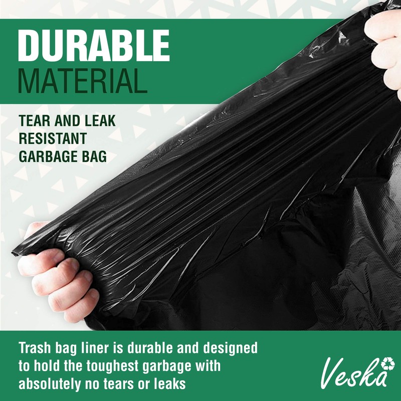 30-33 Gallon Trash Bags Heavy Duty | 250 Bags Mega-ValuePack