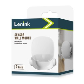 Lenink Wall Mount Compatible with Ecobee Smart Sensor, 2 Pack Smart Sensor Wall Holder Replacement Intelligent Robot Model, Not Suitable for 2nd Generation (White)
