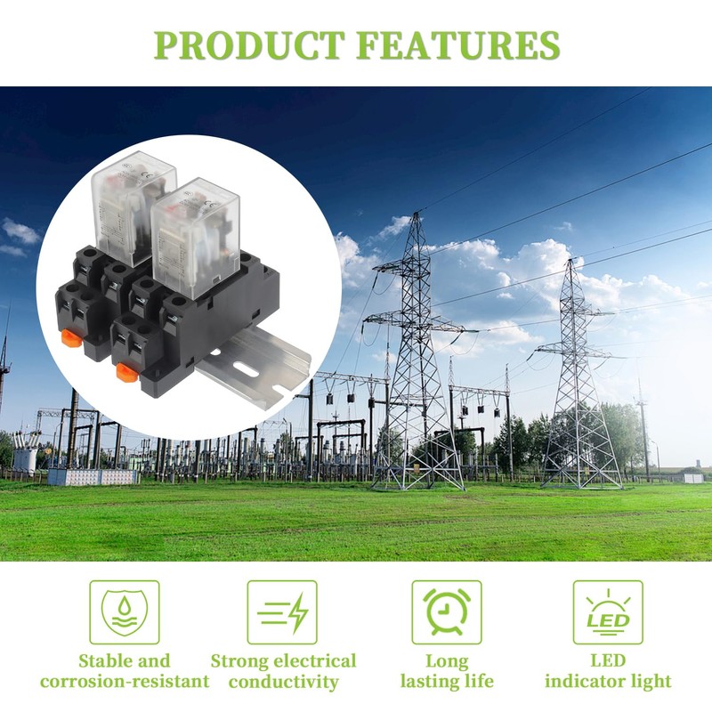 EPLZON AC 12V Electromagnetic Power Relay HH52P JQX-13FL 62PL Coil