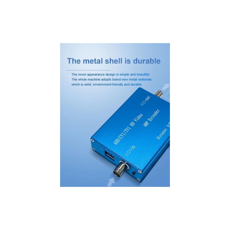 Coaxial Cable AHD/TVI/CVI/CVBS 1080P Video Amplifier Extends for CCTV Camera