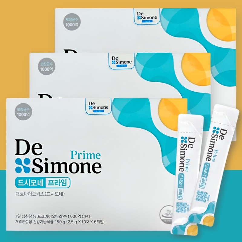 De Simone Prime 2.5g x 60 sachets, 100 billion guaranteed