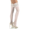 sesto senso Hold-Up Stockings 50 Denier Lace Microfibre Opaque Women,