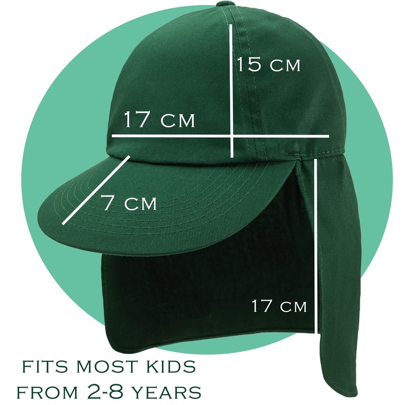 MFAZ Morefaz Ltd Junior Legionnaire Style Boys Girls Hat Baseball
