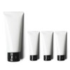 Aspire Travel Bottles Set 4 Pack White Empty Lotion Tubes Cosmetic Containers with Flip-top Cap for Cream, Shampoos