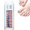 Virellay Pack of 30 short toenails for gluing kit