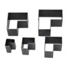 5Pcs Leather Die Cutter Hollow Assorted Size High Carbon Steel