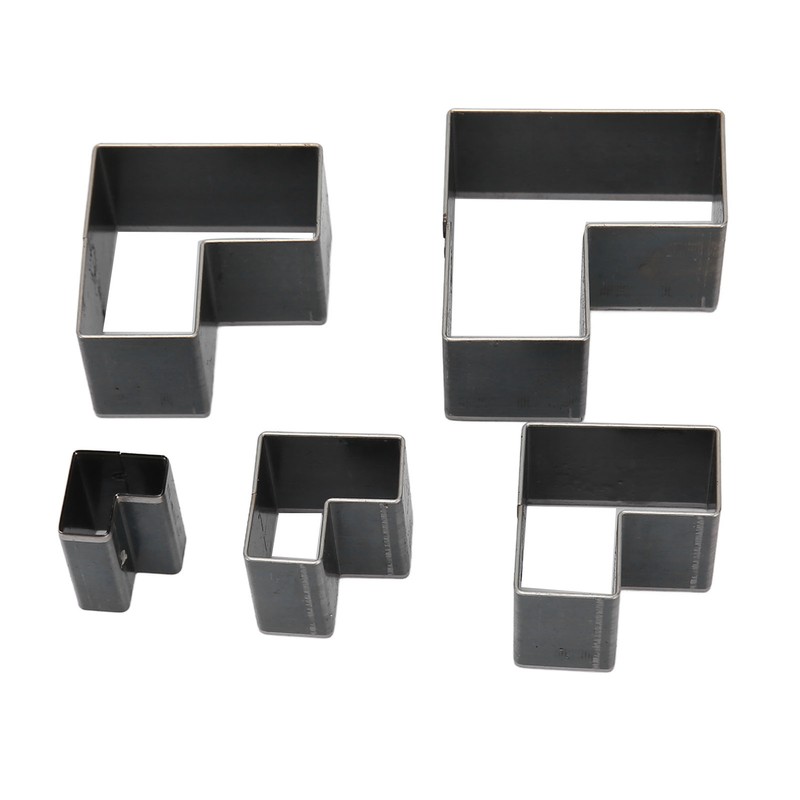 5Pcs Leather Die Cutter Hollow Assorted Size High Carbon Steel