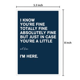 Ulbeelol Encouragement Card, Funny Supportive Card, Get Well Card, Thinking of You Card, Motivational Card for Friends...