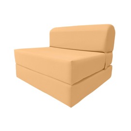 Danfuton Peach Sleeper Chair Folding Foam Bed, Sleepover Convertible Sofa 6x 36 x 70