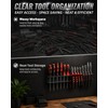 loyerfor Screwdriver Plier Organizer Wall Mount,Metal Utility Metal Tool Holder