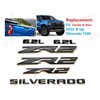 6PCS ZR2 6.2L Silverado Emblems 3D Badge Fender Rear Letter